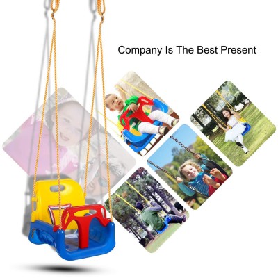 3 In 1 High Back Toddler Swing Baby Outdoor Swing Seat Seat Heavy Duty Chain Playground Swing Set GlSTE   